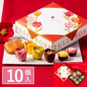 日本TOKYO TULIP ROSE 鬱金香玫瑰初開10朵 【新年限定】