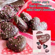 美國直送Trader Joe's 迷你黑朱古力心型曲奇【情人節限定】