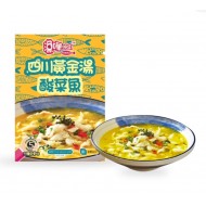 漁嘩啦四川黃金湯酸菜魚 460g/包 （2-3人份量）